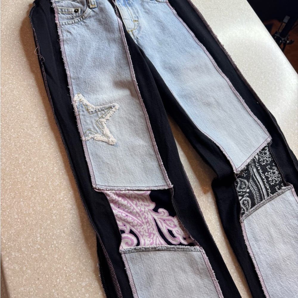 Styles Ever After Embroidered Patchwork Awesome U… - image 2